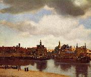 View on Delft., Johannes Vermeer